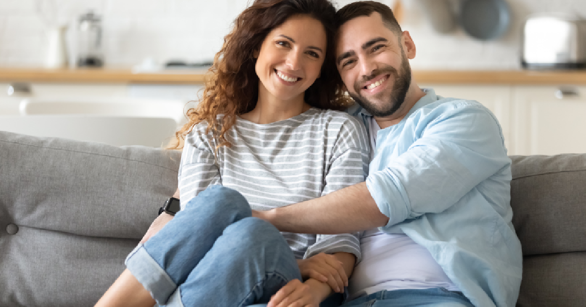 Happy couple enjoying improved wellness after bioidentical hormone therapy treatment in Ville Platte, LA | La Bonne Vie