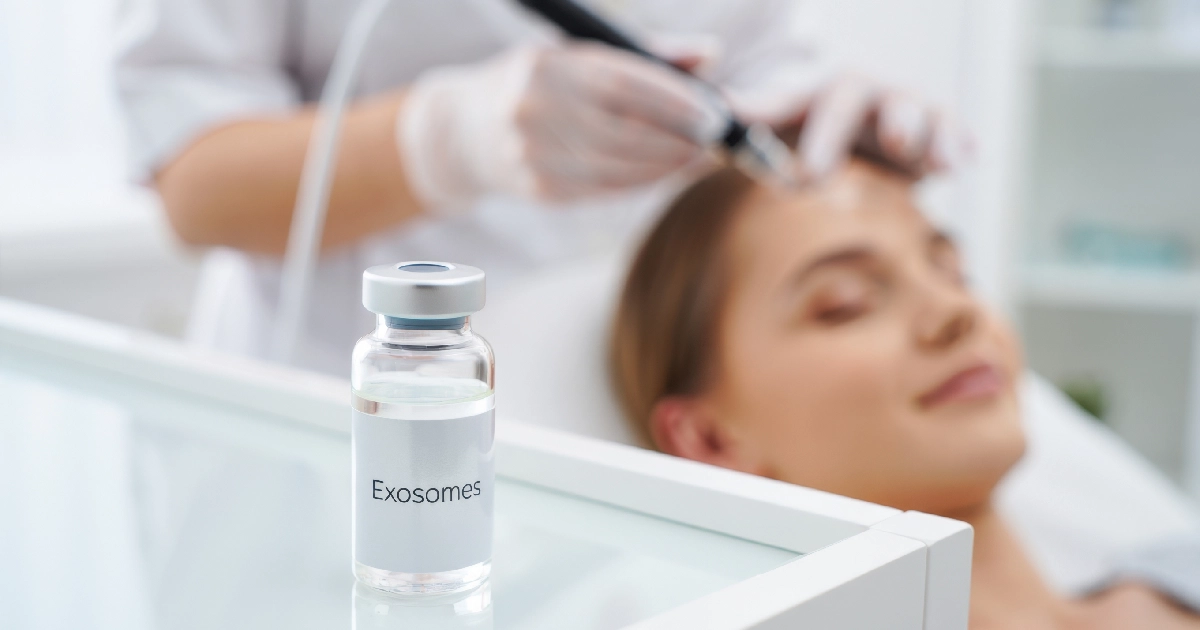 Woman Receiving Exosome Skin Rejuvenation Treatment in Ville Platte, LA | La Bonne Vie